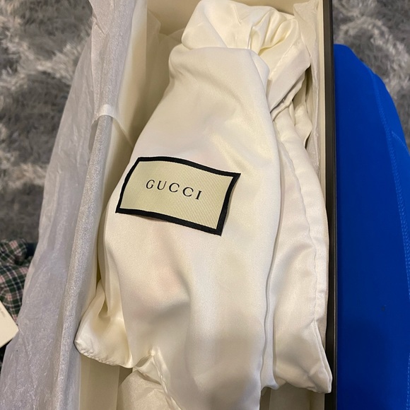 GUCCI Pastel Nappa Double G Matelasse Leather Sandals 37.5 - Picture 10 of 10